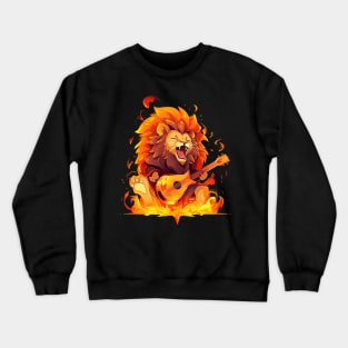 cute lion Crewneck Sweatshirt